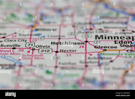 Hutchinson minnesota map hi-res stock photography and images - Alamy