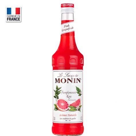 Sirop De Pamplemousse Rose 70 Cl Monin Sirop Saveur Pamplemousse