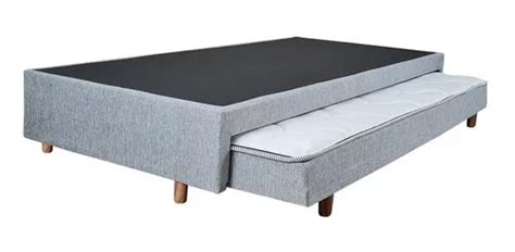 Cama Auxilar Sommier Box Marinera De Plaza Espuma Firme Cuotas Sin