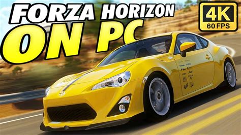 Forza Horizon 1 In 4k 60 Fps Tutorial On Pc Is Gorgeous Xbox 360
