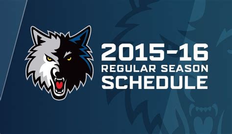 Timberwolves 2015-16 Regular Season Schedule | NBA.com