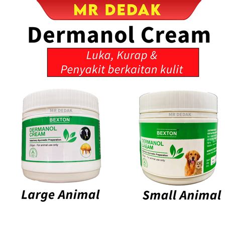 Bexton Dermanol Cream Ubat Kurap Kucing Anjing Krim Rawatan Kulit