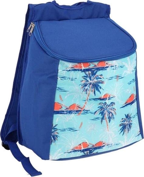 Gerimport Koeltas 30 X 34 Cm 12 Liter Polyester Blauw Bol