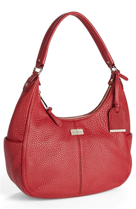 Cole Haan Village Small Hobo In Red Velvet Red Lyst