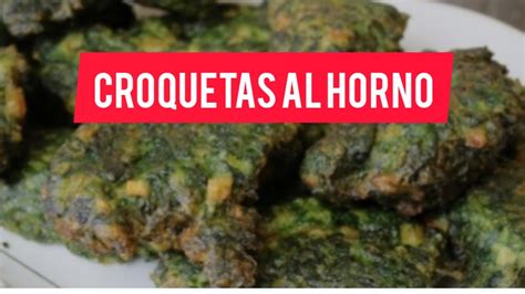 Croquetas De Espinaca Al Horno Youtube