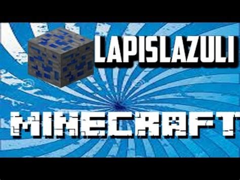 Usos Del Lapislazuli Minecraft Todas Las Versiones Youtube