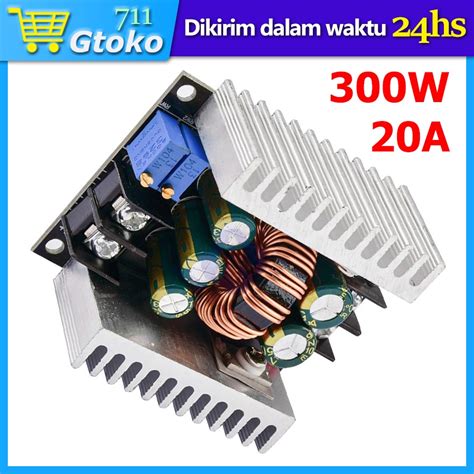 Jual DC DC Step Down 20A 300W Adjustable Buck Converter Power Module