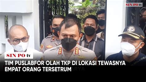 Tim Puslabfor Olah Tkp Di Lokasi Tewasnya Empat Orang Tersetrum Youtube