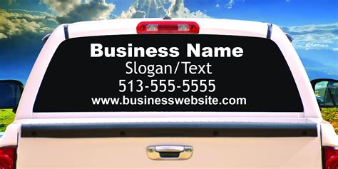 Custom Business Decal Personalized Car Truck Decal Advertising Etsy