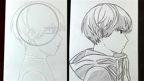 Cara Menggambar Anime Dari Samping How To Draw Anime Side View Youtube