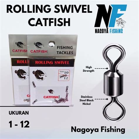 Kili Kili Rolling Swivel Catfish Made In Japan Isi Banyak Lazada