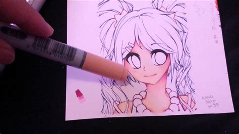 Tutorial Haut Colorieren Mit Copic Youtube