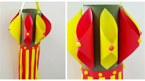 Diwali Decoration Idea At Home How To Make Paper Lantern For Diwali