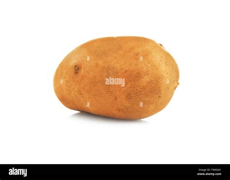 Raw Unpeeled Potato On White Background Stock Photo Alamy