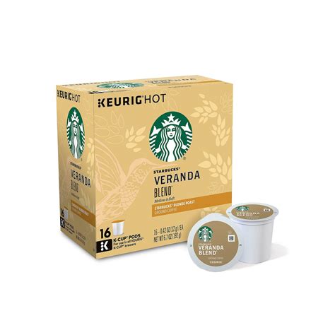 Keurig K Cup Pod Starbucks Veranda Blend Blonde Light Roast Coffee