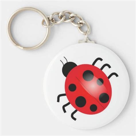 Ladybug Keychain Zazzle