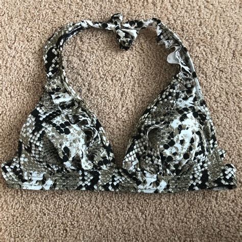 Profile By Gottex Swim Snake Skin Bikini Halter Top Poshmark