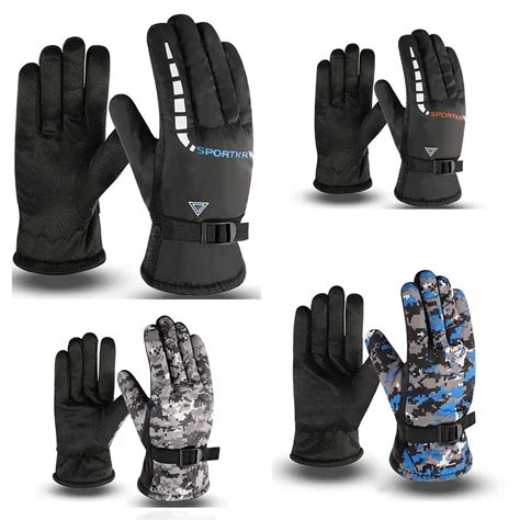 Guantes De Esqu Ultraligeros Impermeables Para Hombres Y Mujeres