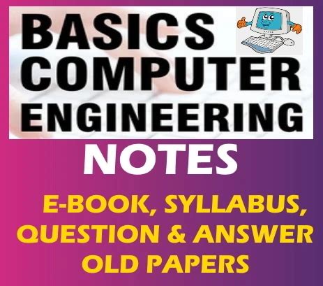 Basic Computer Engineering Notes Definition Classification Organization