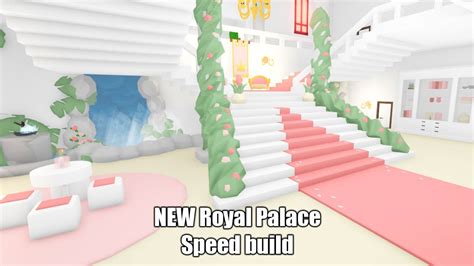 NEW Royal Palace Aesthetic Cute Design SPEED BUILD In Adopt Me