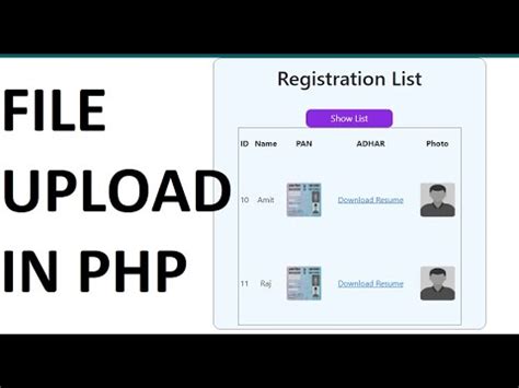 Complete Guide To File Upload In PHP And MySQL Step By Step Tutorial