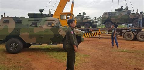 Cambodia Receives Donated Wheeled Armored Vehicles From China Asia