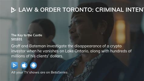 Watch Law Order Toronto Criminal Intent Season Episode Streaming