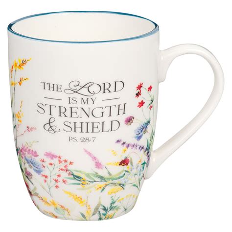 Mug The Lord Is My Strength Shield Shop Today Get It Tomorrow