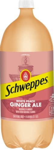 Schweppes® White Peach Ginger Ale Soda 2 L Kroger