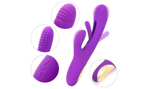 In G Spot Dildo Rabbit Vibrator Vibration Tongue Licking