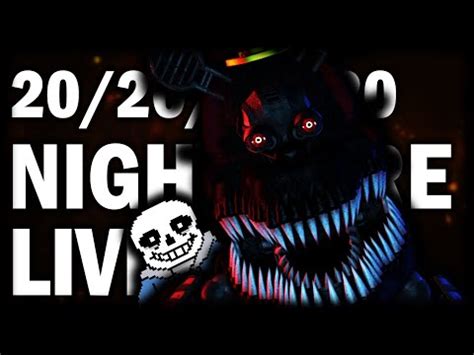 NIGHTMARE SANS In Einem STREAM Five Nights At Freddy S 4 Inkl