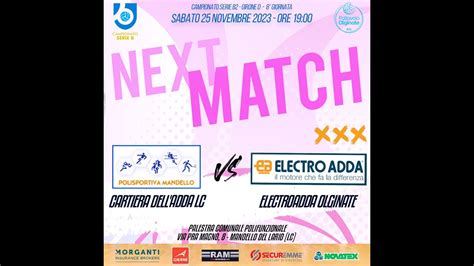 CARTIERA DELL ADDA LC Vs ELECTRO ADDA OLGINATE YouTube