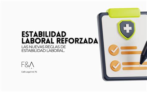 Estabilidad Laboral Reforzada Fya Legal