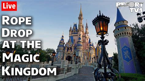 Live Rope Drop At The Magic Kingdom Walt Disney World Live Stream