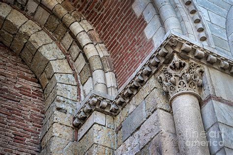 Saint Sernin Basilica architectural detail 3 Photograph by Elena ...