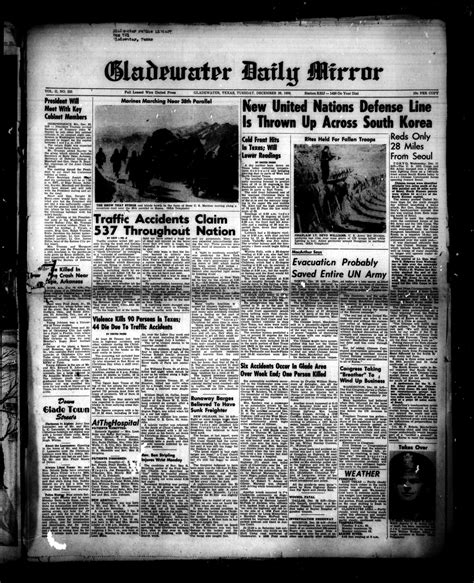 Gladewater Daily Mirror Gladewater Tex Vol 2 No 235 Ed 1