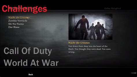 Challenge Cod Waw Nazi Zombies Wall Guns Only Youtube