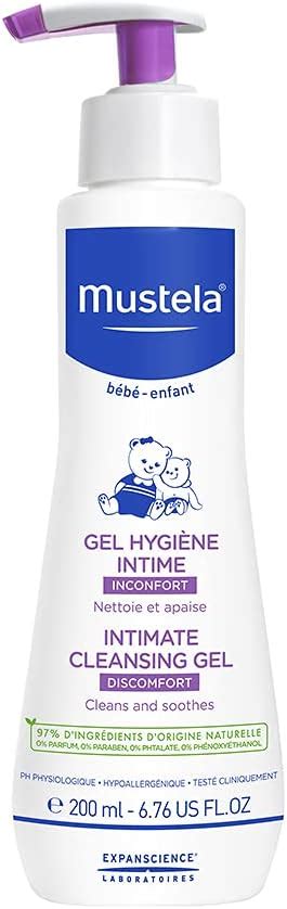 Mustela Gel Higiene Áreas Delicadas 200Ml Sabonete Líquido Área