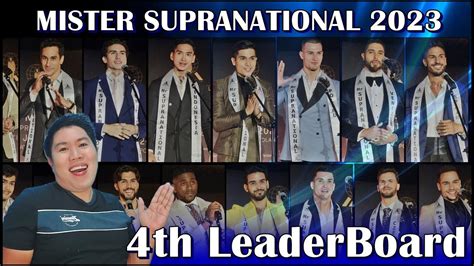 Mister Supranational 2023 4th LeaderBoard Top 20 YouTube