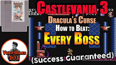 Castlevania Bosses How To Beat Every Boss Video Games Youtube