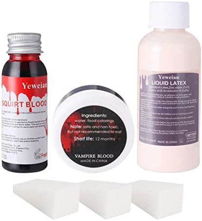 Amazon Yeweian Liquid Latex Sfx Makeup Kit Oz Latex Liquid