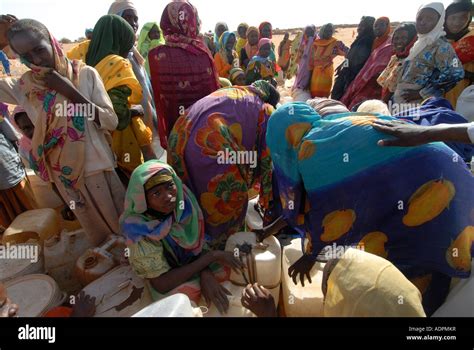 Africatoulum Camp For Sudanese Refugees Eastern Chad Women Collect