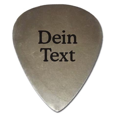 Plektrum Mit Der Wunschgravur Dein Text Gitarre Pick Personalisiert