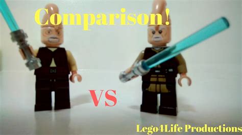 Lego Star Wars Ki Adi Mundi Minifigure Comparison Youtube