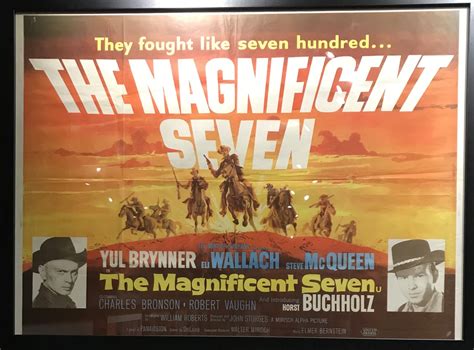 The Magnificent Seven UK Quad Movie Poster | BHPCollectibles ...