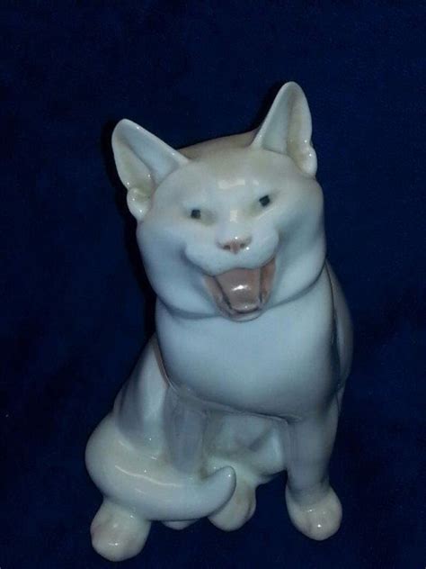 Ultra Rare Royal Copenhagen Porcelain Cat Figurine Etsy