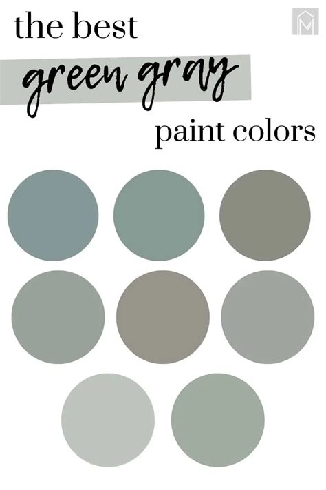 Gray Green Paint Colors To Try Artofit