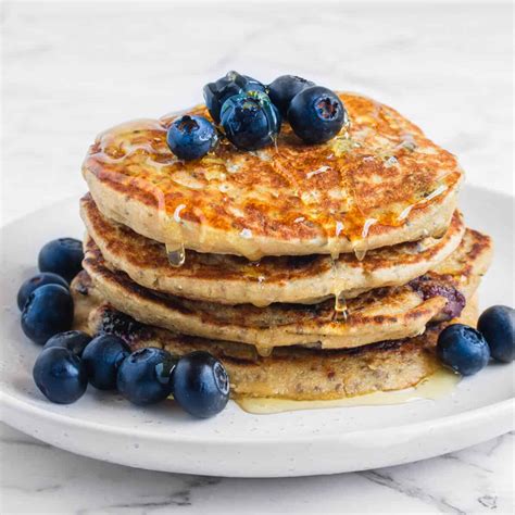 Vegan Blueberry Pancakes Cooking With Ayeh