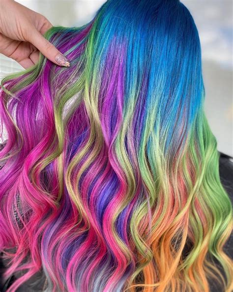 Lunar Tides Hair Colors On Instagram “happy Pride Month 🌈 Rainbow Melt By Hairbysabrinaj