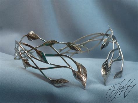 Elven Tiara Diadem Crown Elven Queen Elf Leaf Circlet Winter Etsy